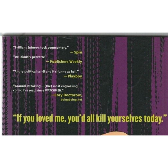 2009 Transmetropolitan Vol 1 Back On The Streets Vertico Trade Paperback Book - Picture 8 of 10